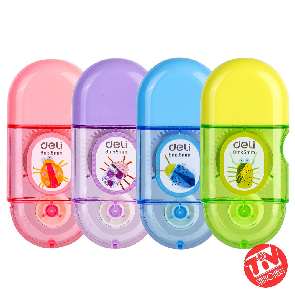 

Correction Tape Deli Comiko Capsule (5mm x 8m)
