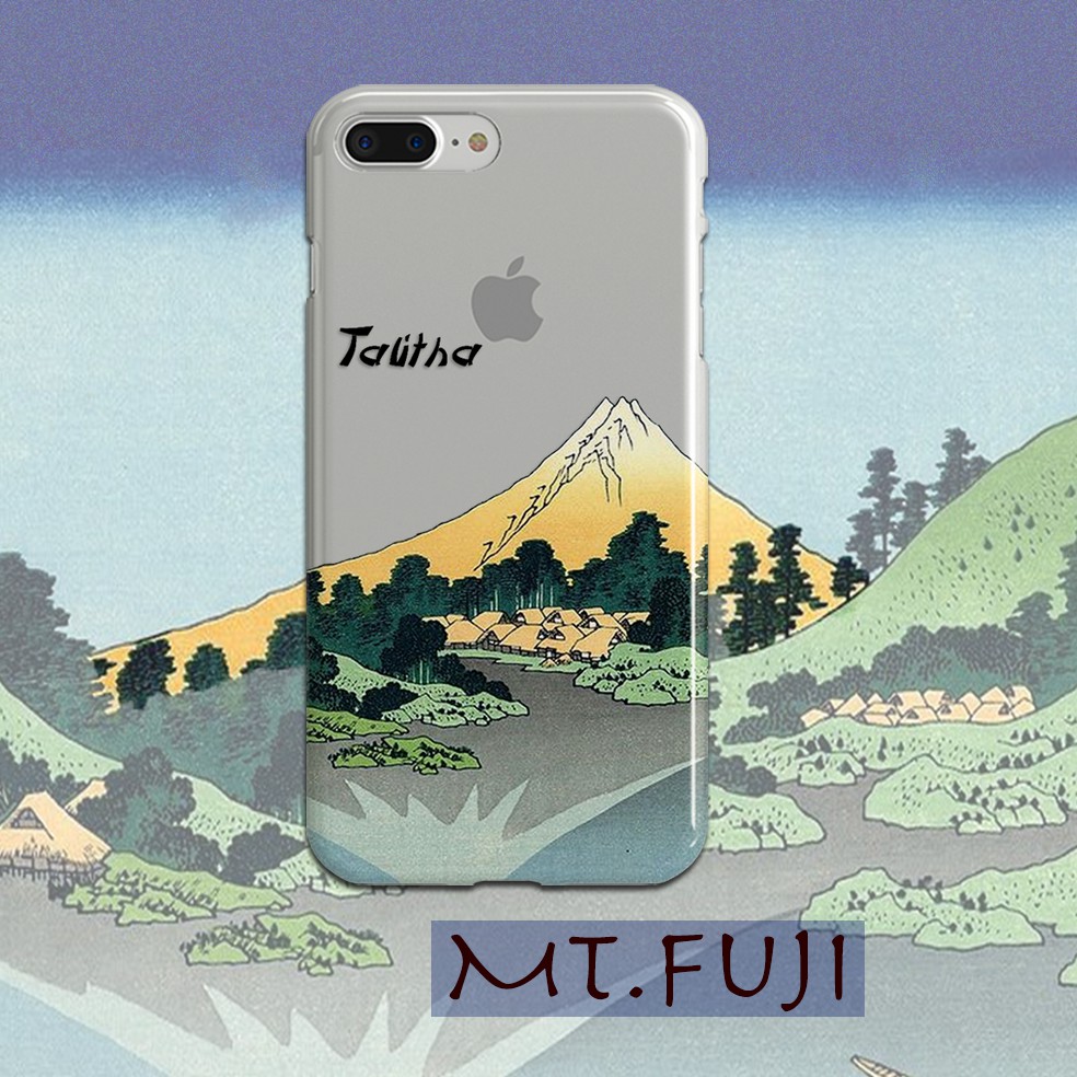 Custom MT Fuji jelly hard case Iphone Samsung Lenovo Oppo Xiaomi etc