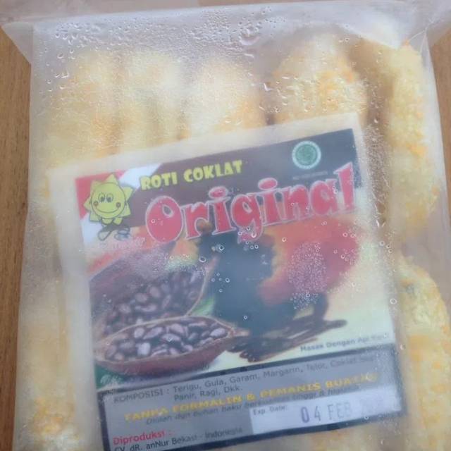 

Frozen Food Roti Cokelat Original isi 10 pcs