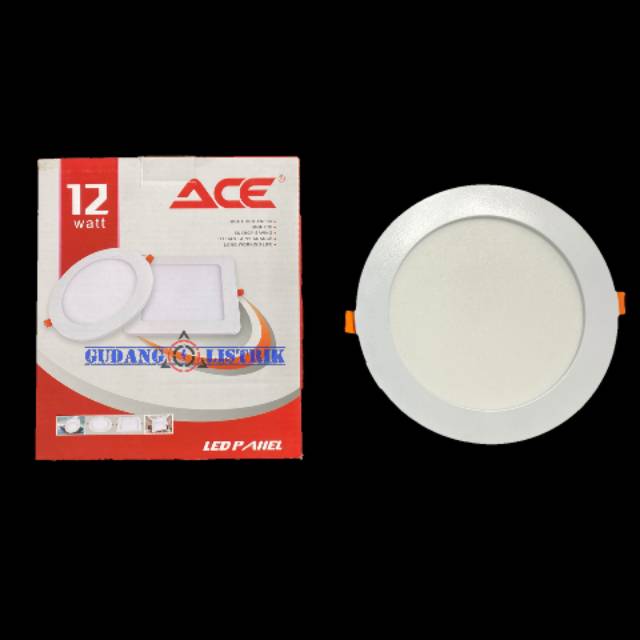 Lampu Downlight LED IB Inbow Tanam Panel Led Light 12 Watt ACE