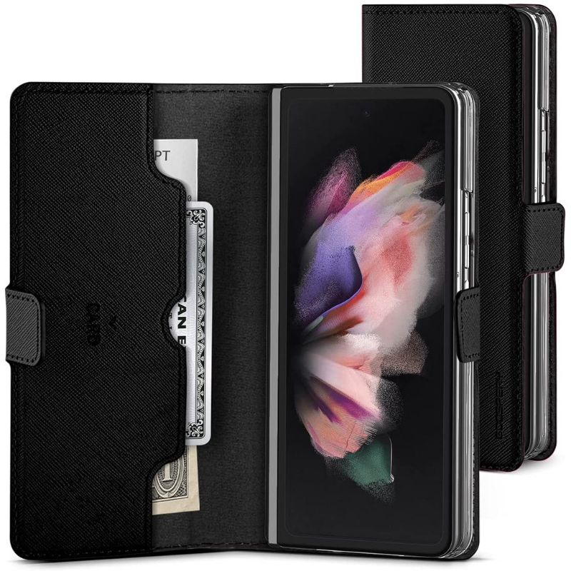 Case Samsung Galaxy Z Fold 3 5G Casing Mercury Goospery Premium Diary Wallet Dompet Sarung Kulit