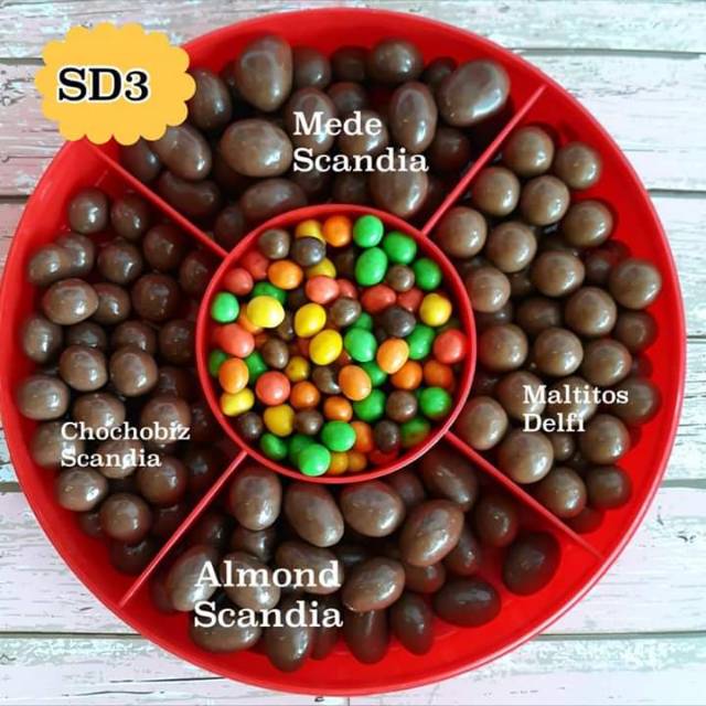 

COKELAT TRAY MERAH FULL ISI DELFI