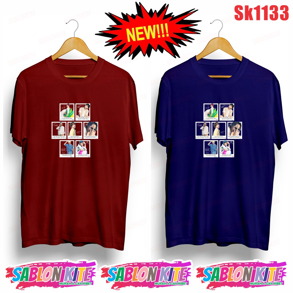 MURAH!!! KAOS KPOP FULL MEMBER QUOTES SK1133 PERMISSION TO DANCE JH V JK JIMIN JIN RM SG