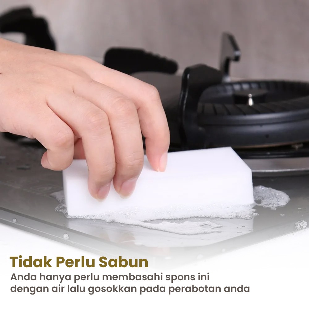 Spons Melamin Pembersih Perabotan Anti Debu Reusable