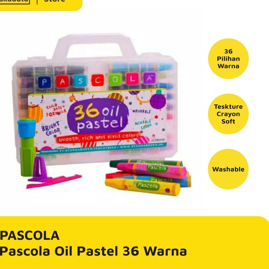 

Paling Dicari.. CRAYON / OIL PASTEL PASCOLA ISI 36 WARNA MURAH