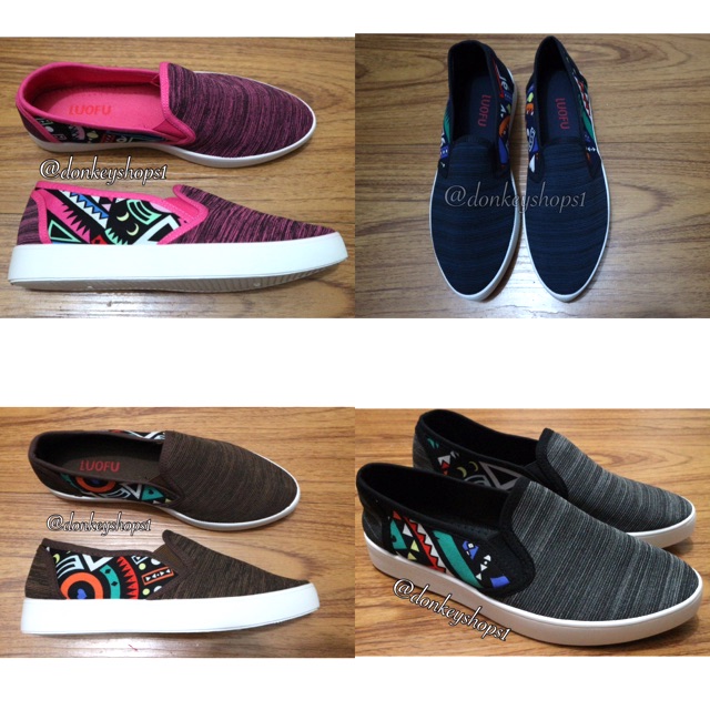 Sepatu Luofu Abstrak