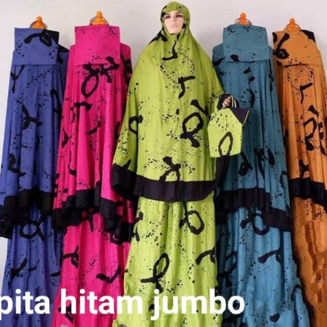 Mukena dewasa rayon super "batik bunga"