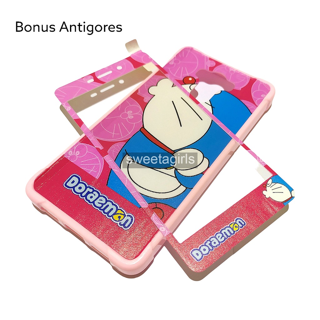 Casing Lucu Xiaomi Redmi 4 Prime AntiCrack dengan Antigores -  Karakter - sweetacase.id - Bisa Bayar Ditempat / COD / Casing Terbaru - Karakter Lucu - Casing Imut - Kesing Hits - Case Gemoy - Kesing - Aesthetic Stitch - Doraemon