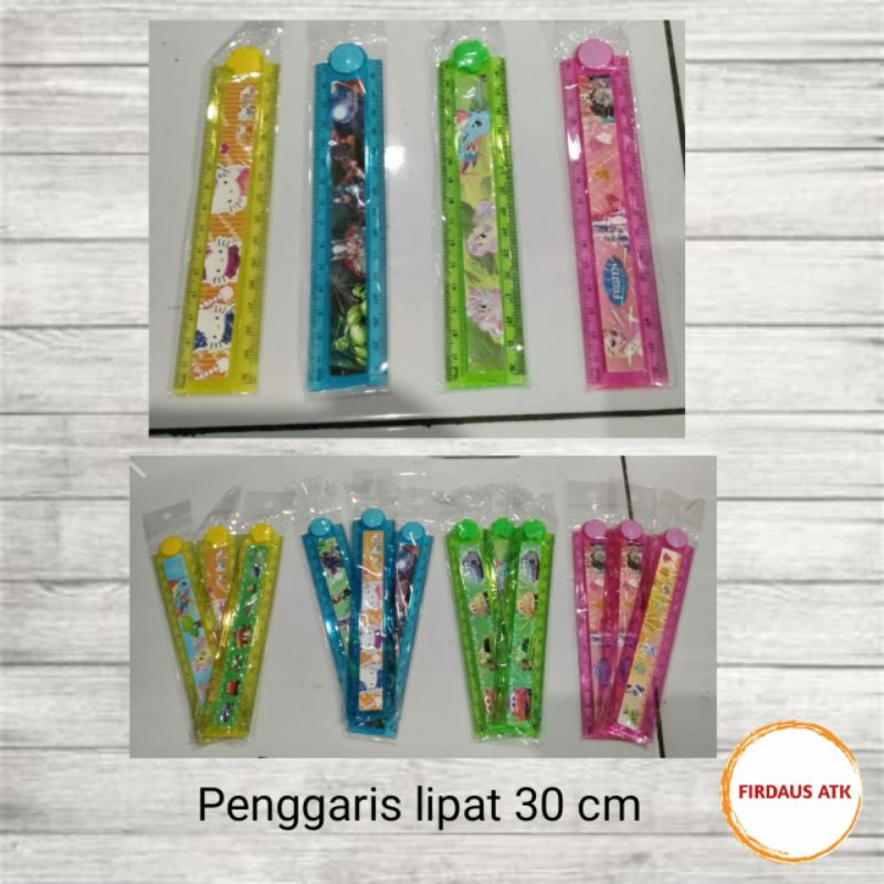 

Penggaris Lipat karakter 30 cm