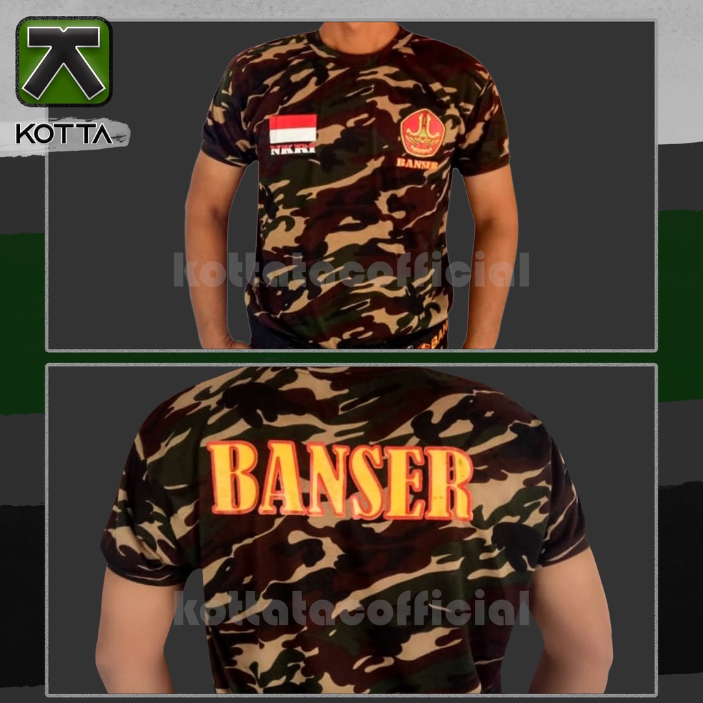 Kaos Loreng BANSER - Kaos Oblong BANSER