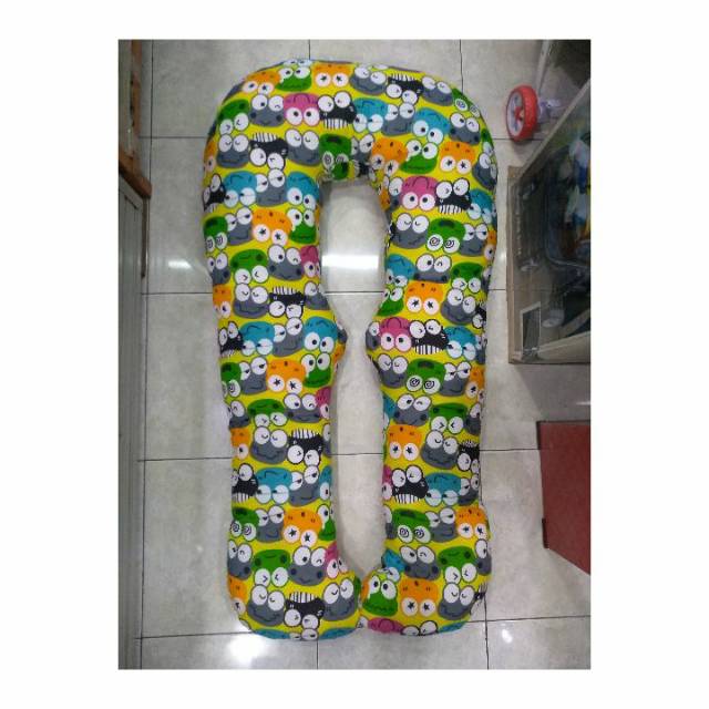 Bantal ibu hamil maternity pillow bahan katun catra isi dakron premium Makassar