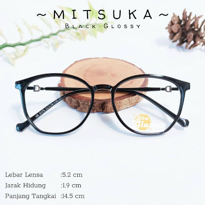 Frame Kacamata MITSUKA 8175-Kacamata Anti Radiasi-Bahan Lentur