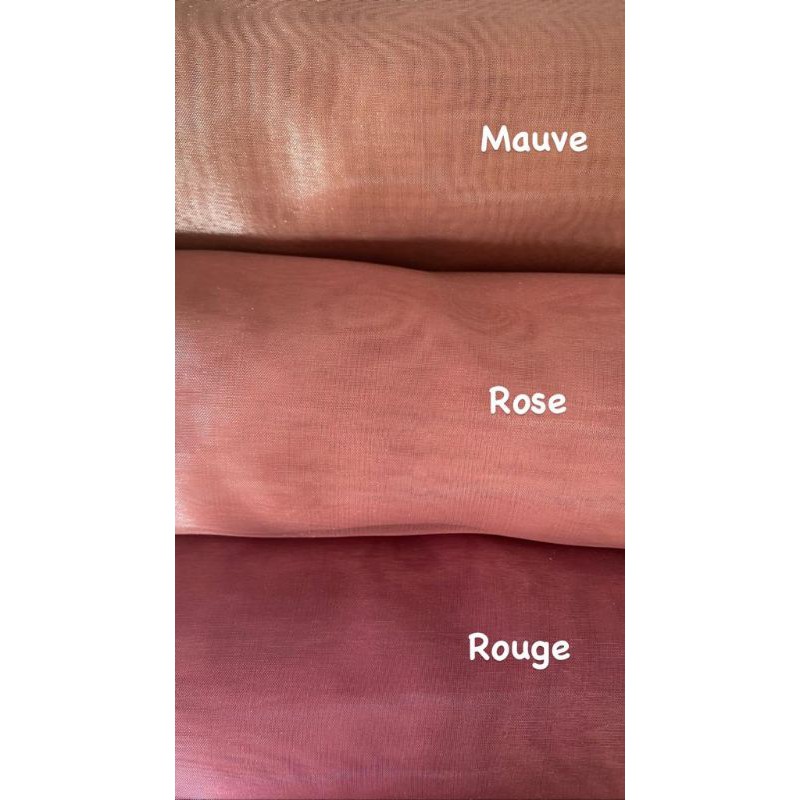 KAIN ORGANDI SILK / KAIN KACA IMPORT