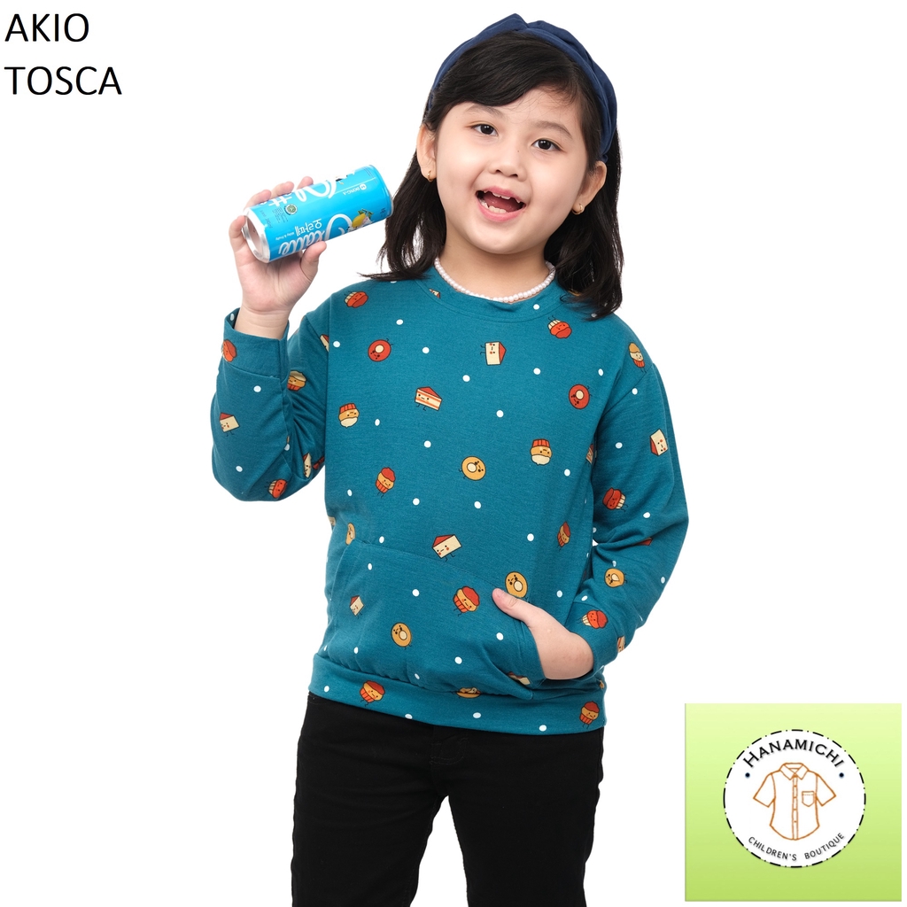 Hanamichi AKIO Sweater Anak Lengan Panjang Full Print