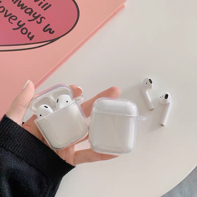 Case Pelindung Bahan TPU Transparan Untuk Apple AirPods 1 / 2 Pro Generation i11 i12 4 AirPods Pro 2