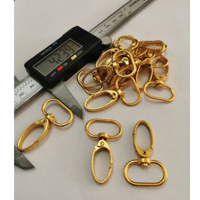 

kaitan oval 2cm / kaitan tas 20mm gold / 120pcs