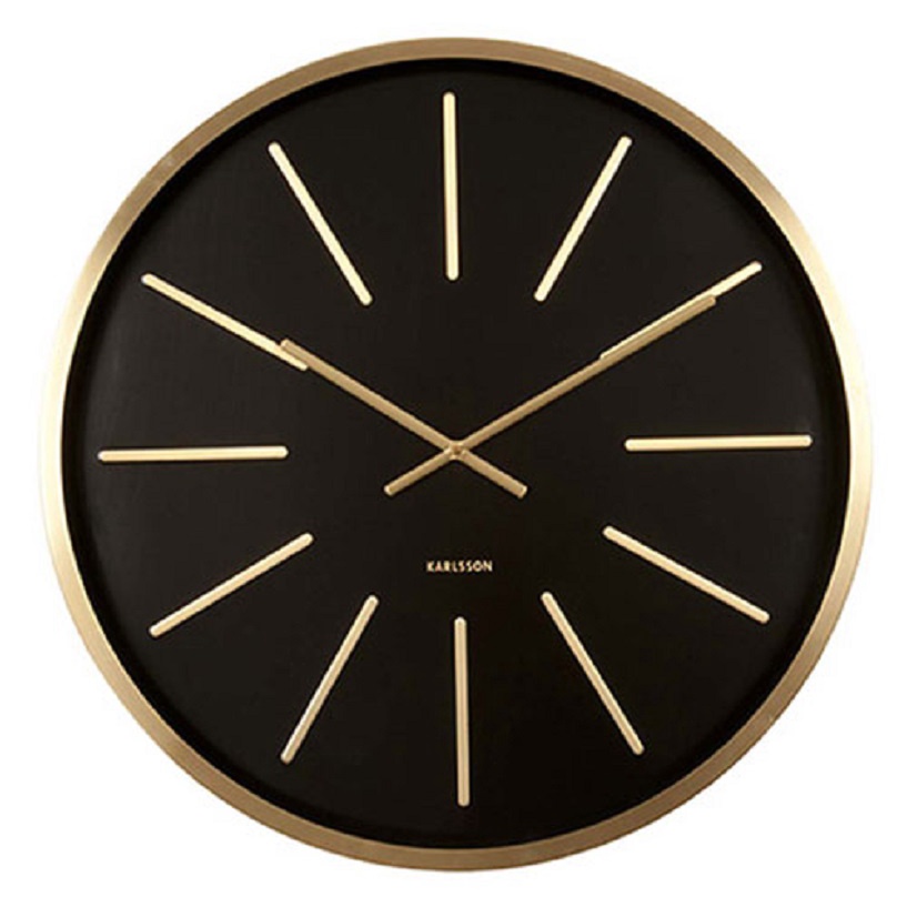 Jual Karlsson Wall Clock Maxiemus Black D.60 Cm Shopee Indonesia