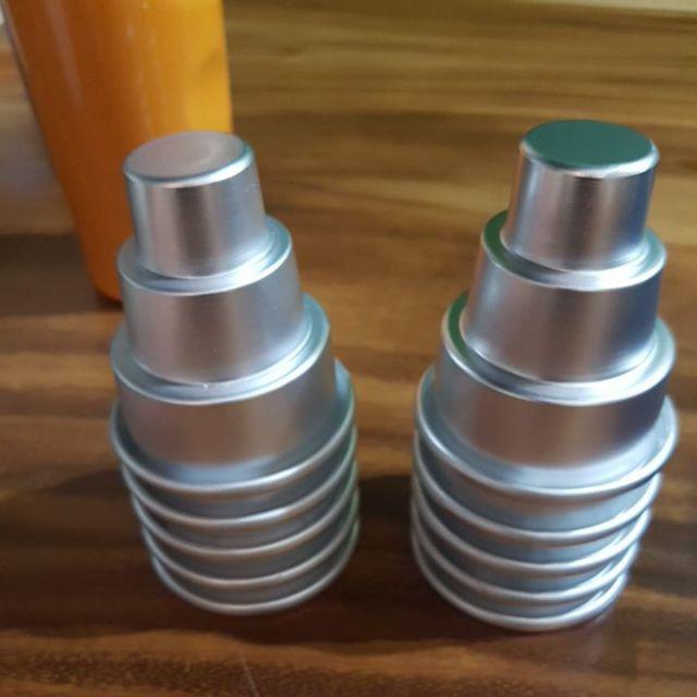 Cetakan Puding Kue Mini Three Layer Alloy Cake Fondant Jelly Pudding Mold