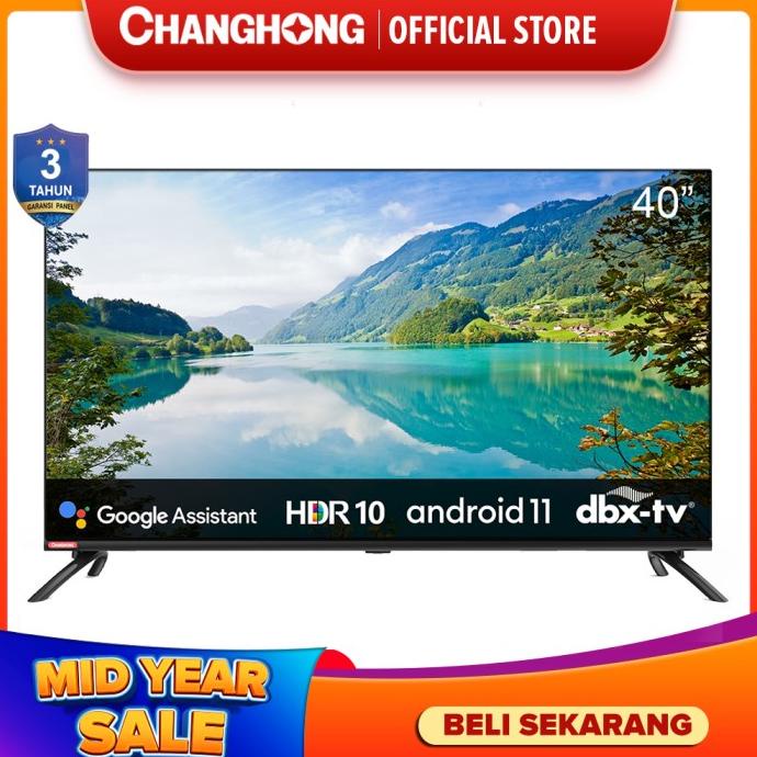Changhong Framless Google certified Android Smart 40 Inch LED TV L40H7