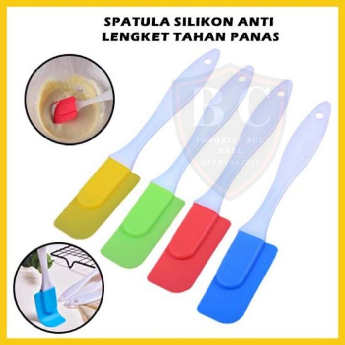 PROMO PENGADUK ADONAN KUE/ SPATULA SILICONE ANTI LENGKET FC PROMO