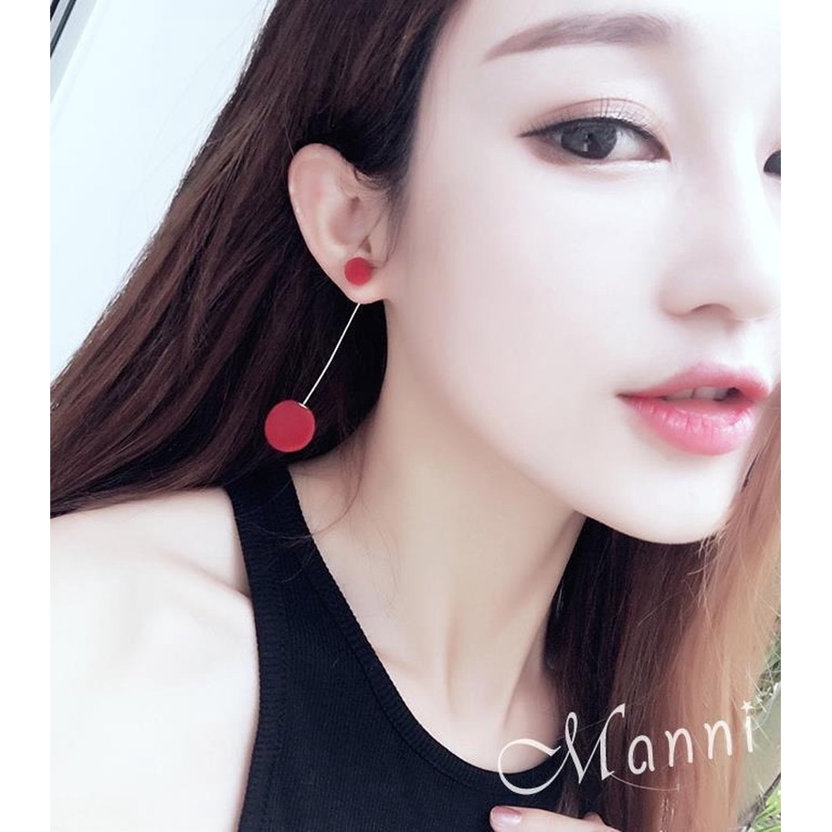 Korea Anting wanita Pejantan Fashion Ring Bola-8