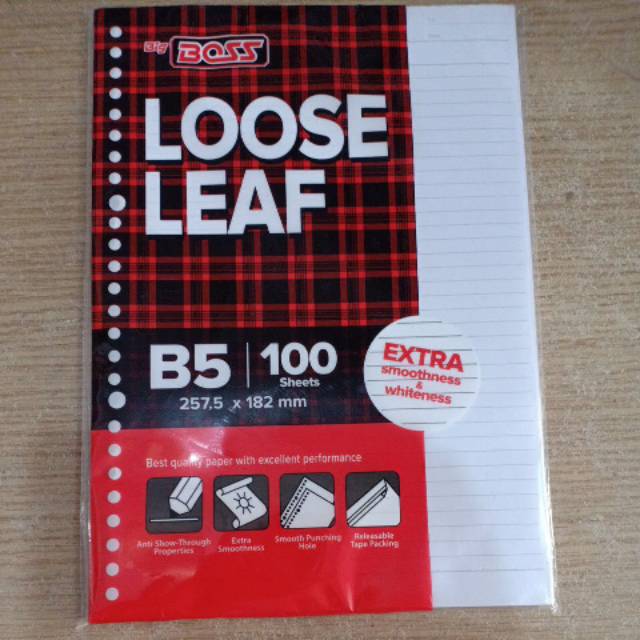 

Isi Binder B5 100 lembar