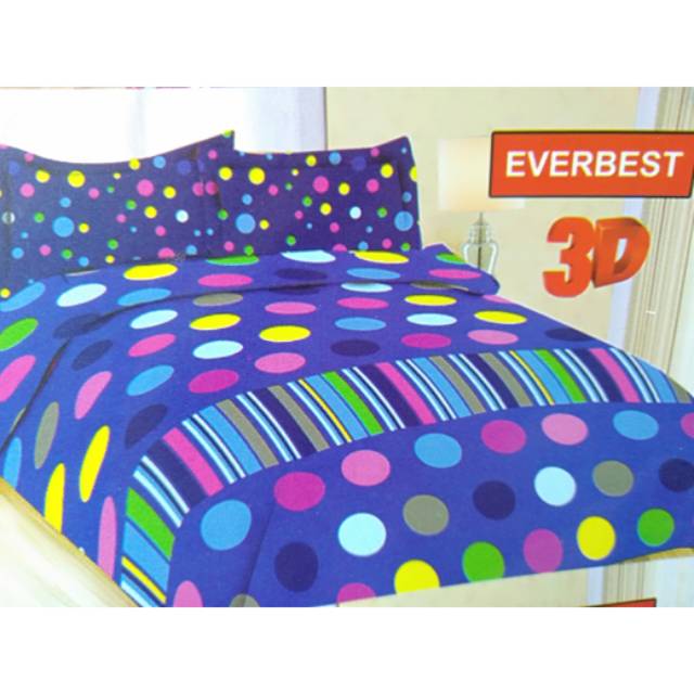 1 set Bed Cover Bonita 180x200 Shopee Indonesia