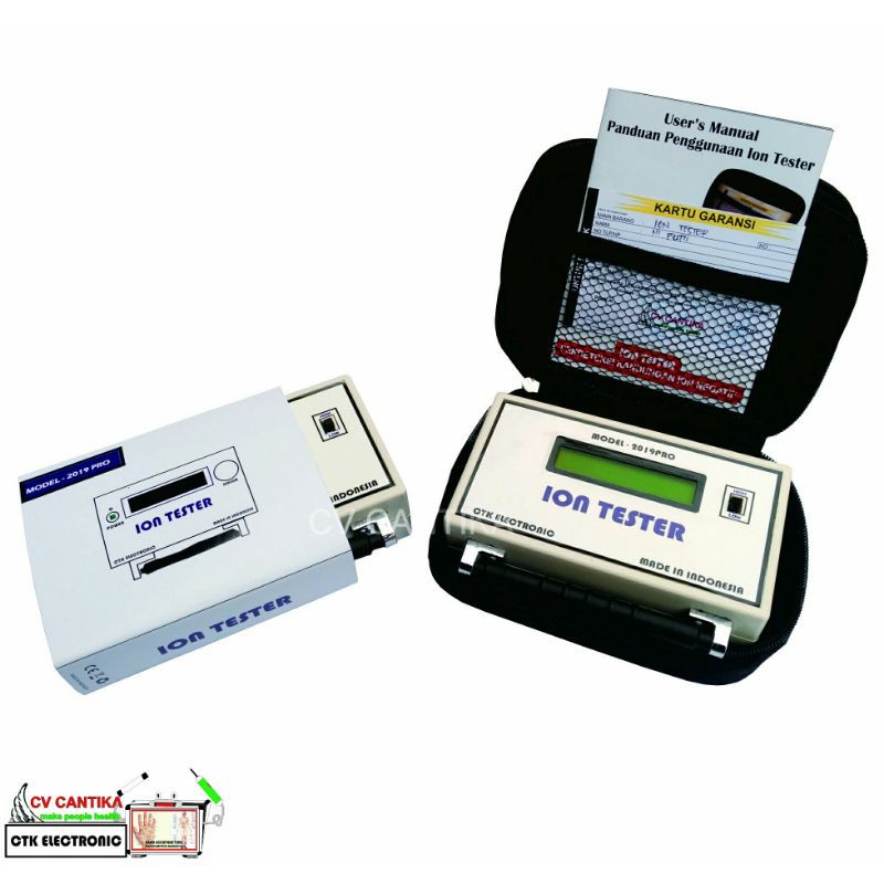 ION TESTER ALAT UKUR ION NEGATIVE