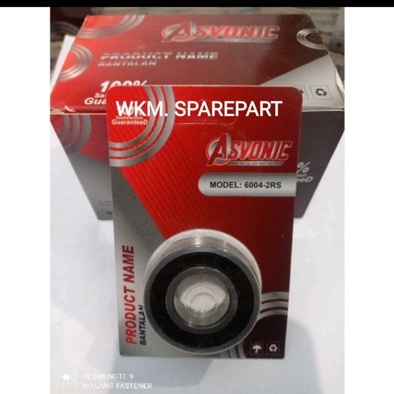 bearing laher 6004, 2RS/bantalan klaker 6004-2RS