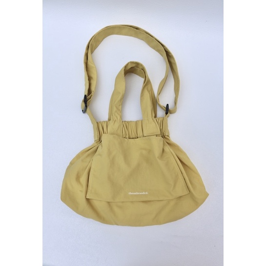 READY STOCK BTV PARODY DUPE DUMPLING BAG SIZE XS MUSTARD YELLOW BY THEUNBRANDED