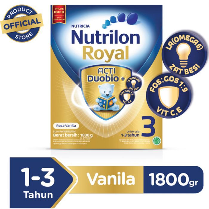 NUTRILON ROYAL ACTI BIO3 1800 GR VANILA