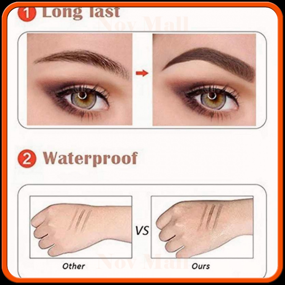 Pensil Alis Microblading Eyebrow Tattoo Pen Waterproof - BY741