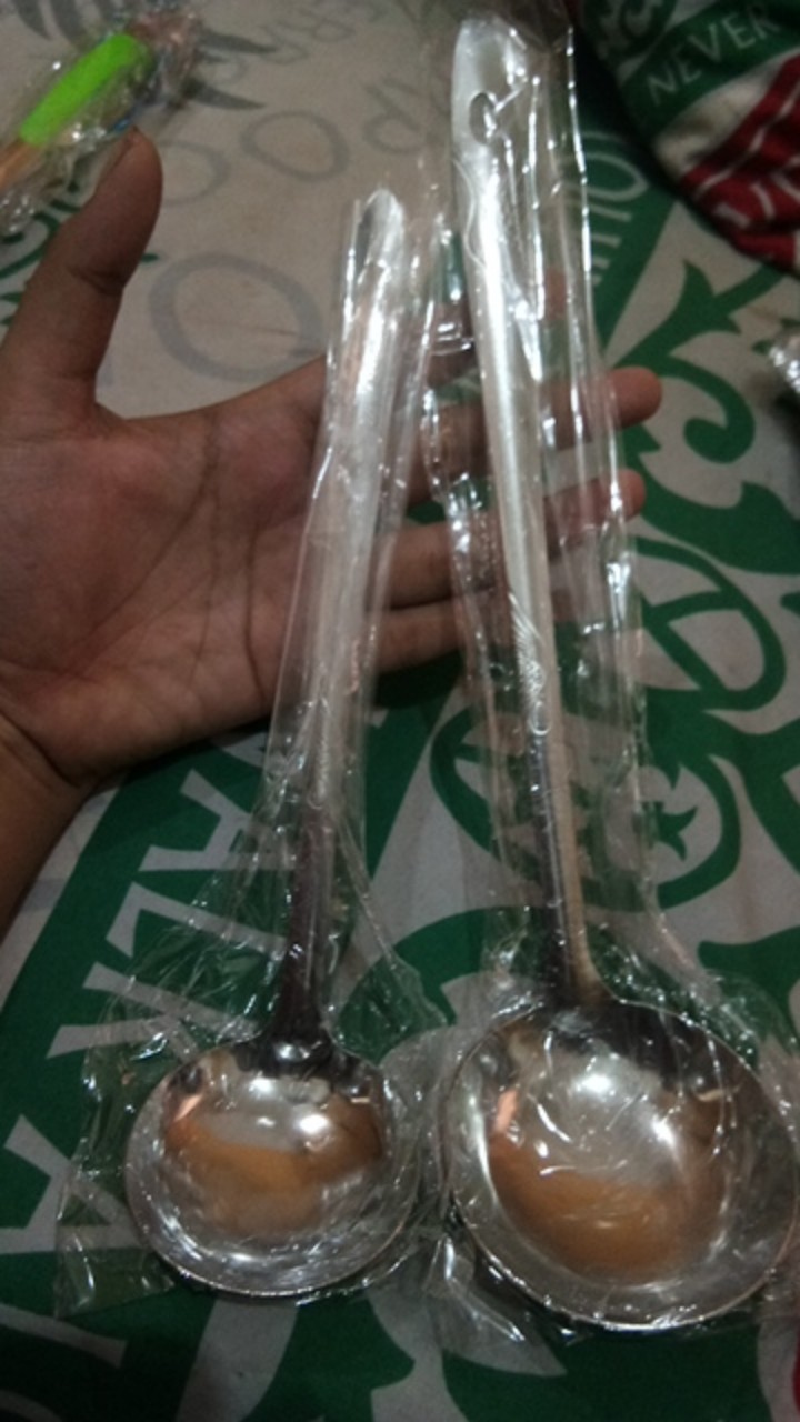 Sinduk Sayur Tebal Panjang / Centong Sayur Bahan Stainless Steel