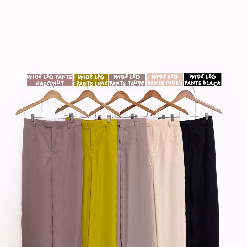 LOCANA LABEL / Wide Leg Pants by LOCANA LABEL