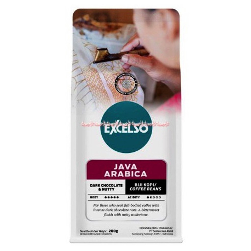 Excelso Java Arabica Aromatic Sweet 200gr Kopi Eselso Arabika Biji Kopi Ground Bubuk Kopi Bubuk Exselso