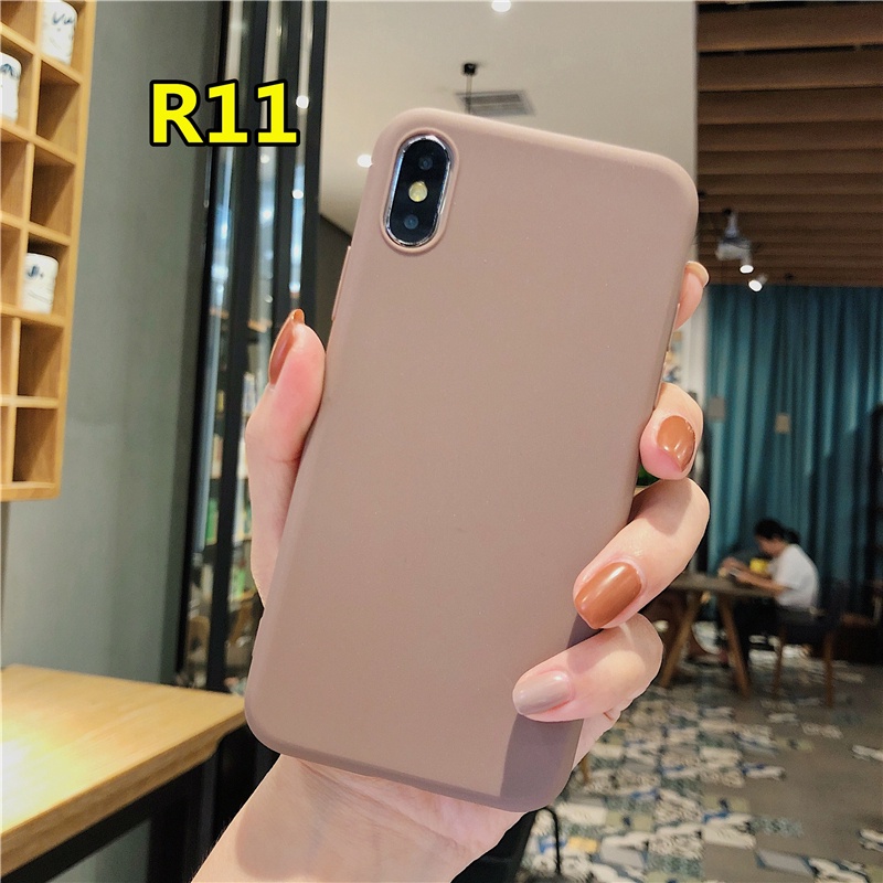 Casing Soft Case Realme C11 5i C15 C12 C17 C2 C3 7 7i 3 3i 5 6 C1 C3i 5 5S U1 X2 XT Q 6i 2 X2 5 PRO Narzo 20 PRO 10A 20A Motif Warna Polos-#R11