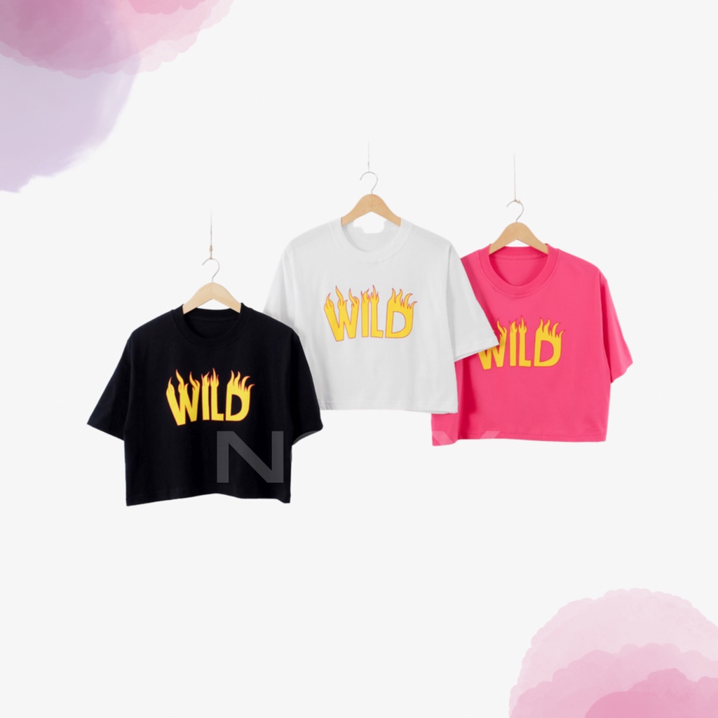 NCDY Crop Top Basic Over Size - WILD