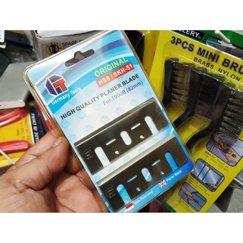 planer blade GT uk 82mm HSS SKH51 mata pisau mesin planer Berkua