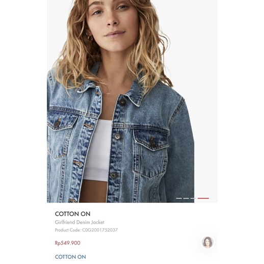 cotton on denim jacket