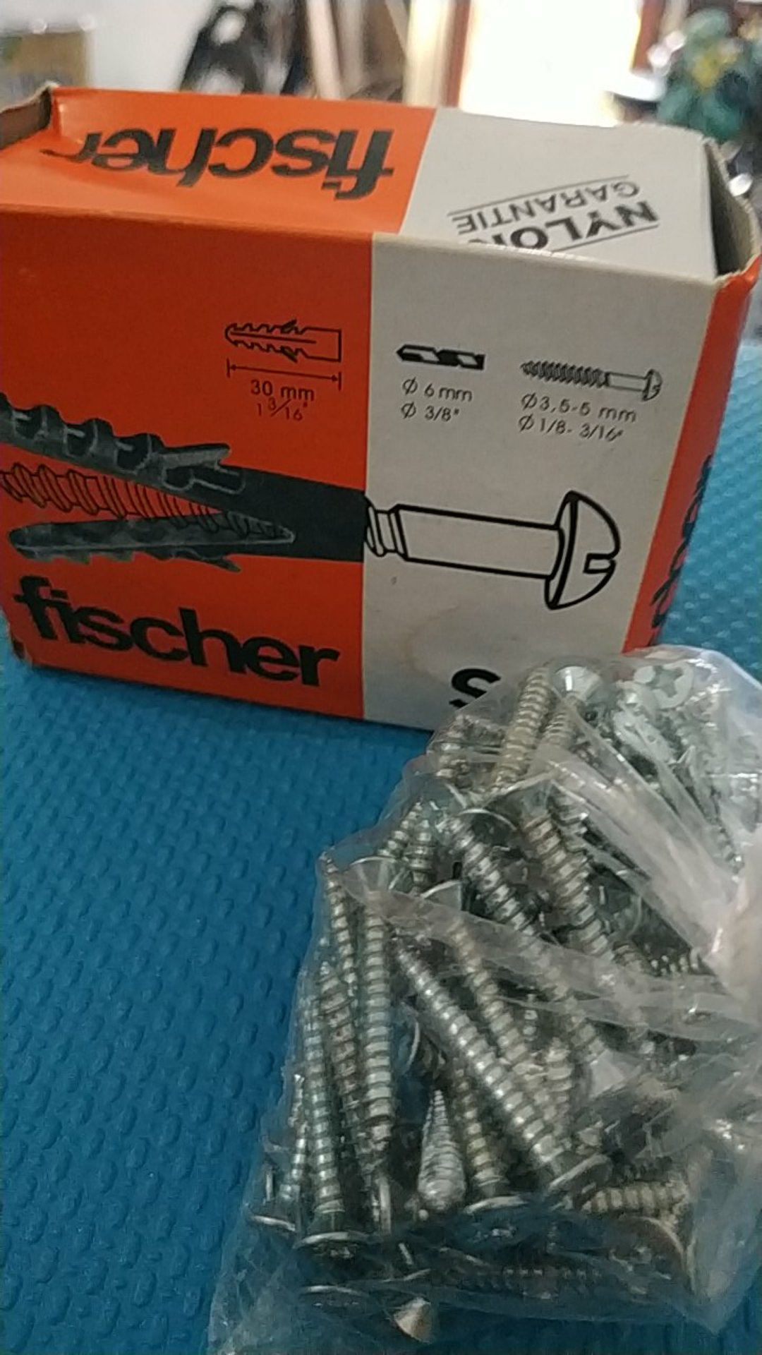 Fischer / Fisher / Fiser S6 Lengkap Skrup
