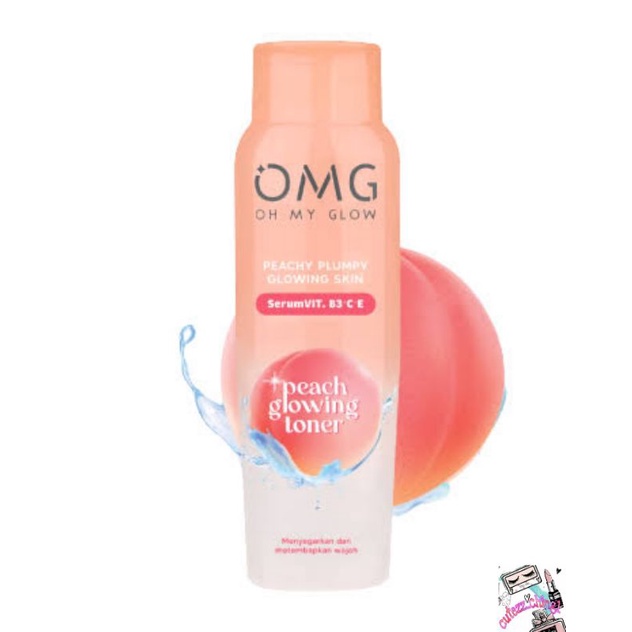 ☃Cutezz_Ching1☃OMG Oh My Glow Peach Glowing Toner 100ml