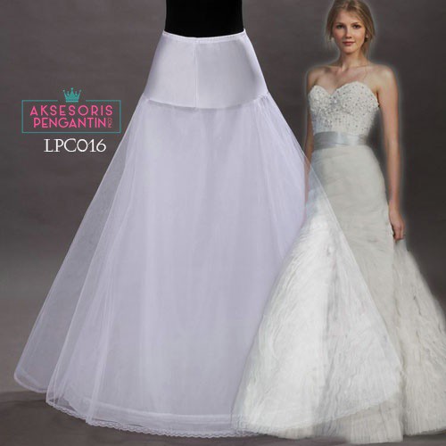 [PRODUK FAVORIT] PETIKUT WEDDING PETTICOAT ROK DALAMAN PENGEMBANG GAUN PREMIUM LPC016