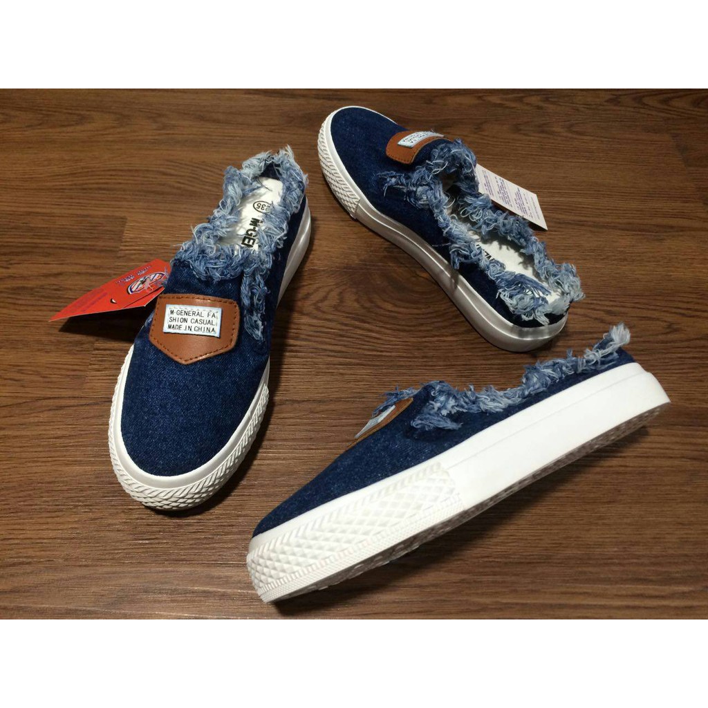 mj-0013 sepatu casual kain kanvas kw import super