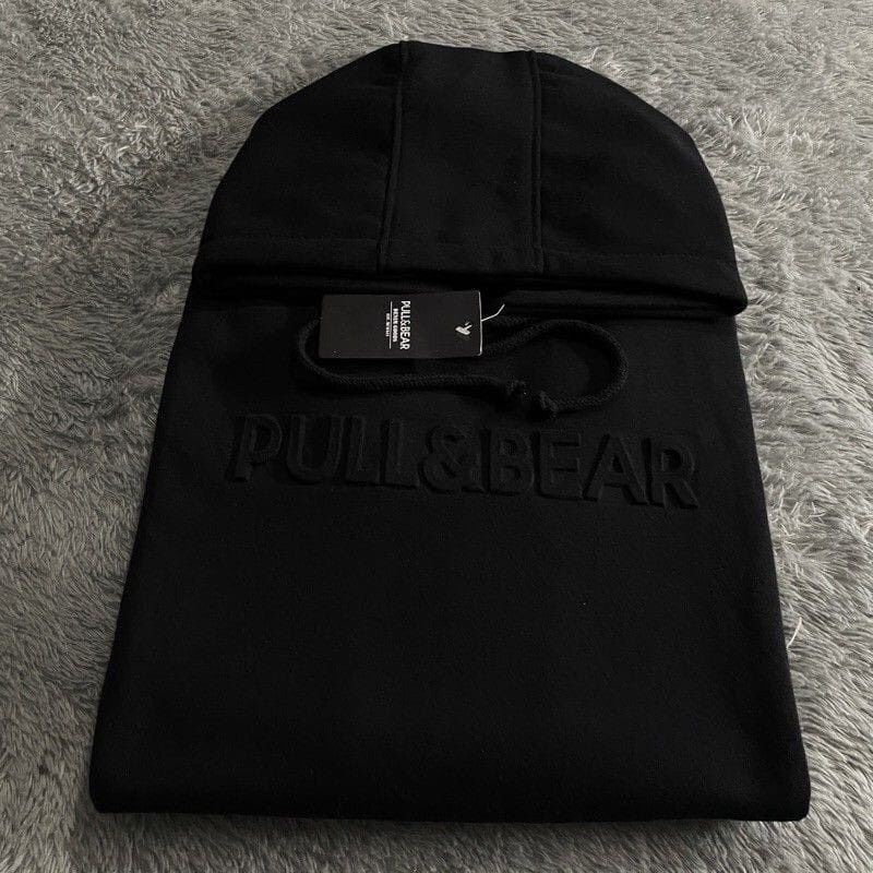 JAKET HOODIE PULL AND BEAR | HODIE PULL AND BEAR | HOODIE PRIA EMBOS PULL&amp;BEAR | JAKET PULL AND BEAR EMBOS UNISEX PREMIUM