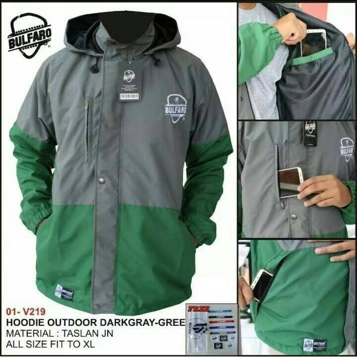 Yes BESTSELLER jacket gunung jaket outdoor bulfaro 2tone taslan JN