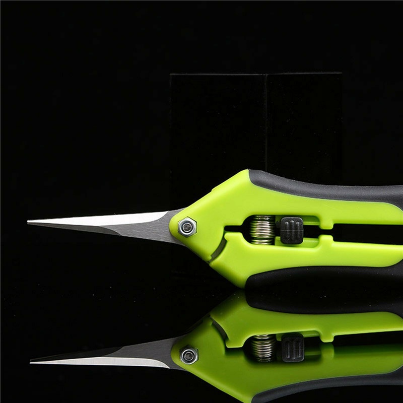 Portable Garden Stainless Pruning Shears Fruit Picking Scissors Household Potted Trim Branches Small Gardening Tools