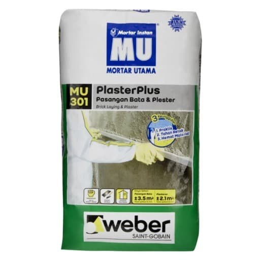 MU301 - Mortar Utama MU 301 Plester & Pasang Bata