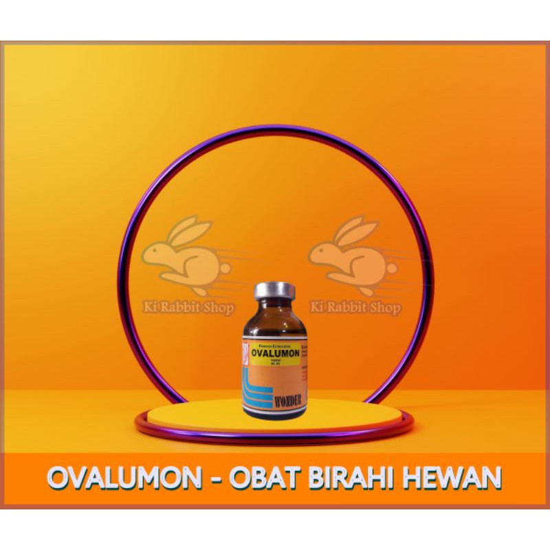 (Termurah) OVALUMON 20 ml - Obat Birahi Hewan Suntik Untuk Kelinci Kucing Anjing Kambing Sapi