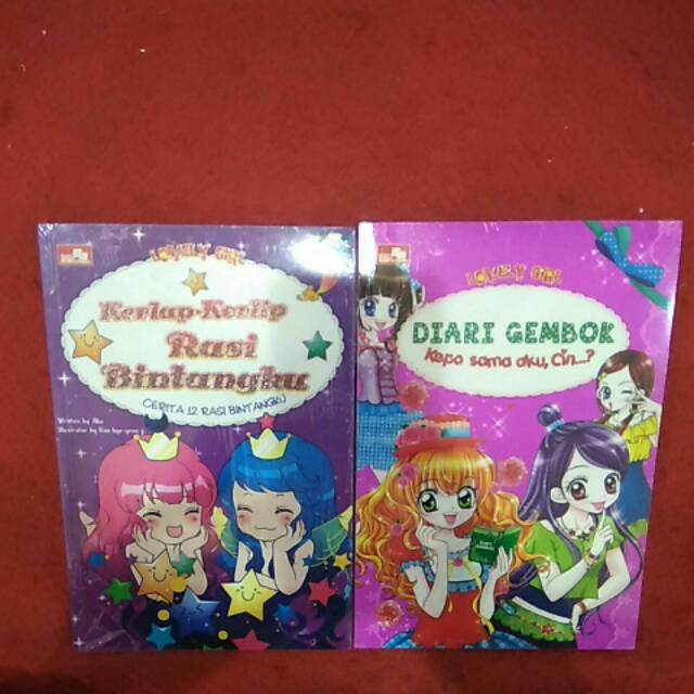 

Lovely girl, diary gembok, kerlap kerlip rasi bintangku