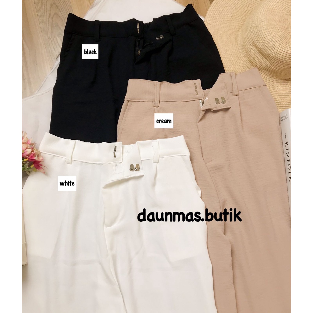 1KG MUAT 4PCS | LOOSE TROUSERS PANTS WANITA ASOKA HITS FASHION WANITA KOREAN STYLE OOTD